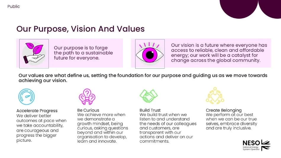 Our Purpose, Vision And Values